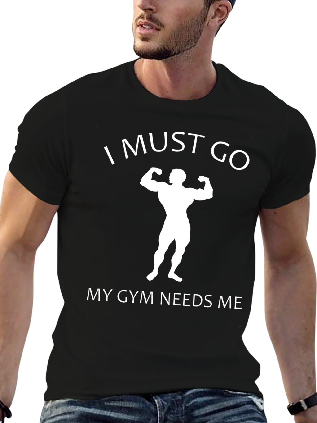 Gym Humor Graphic Tee - I Must Go
