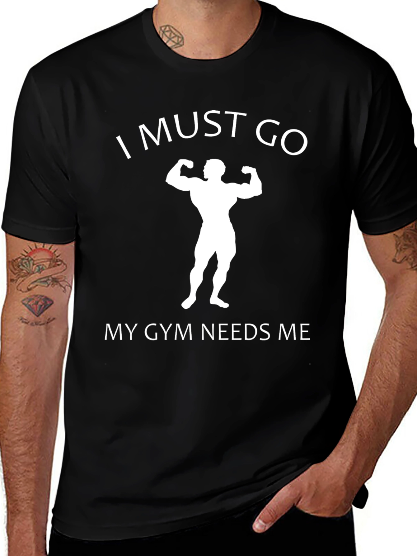 Gym Humor Graphic Tee - I Must Go