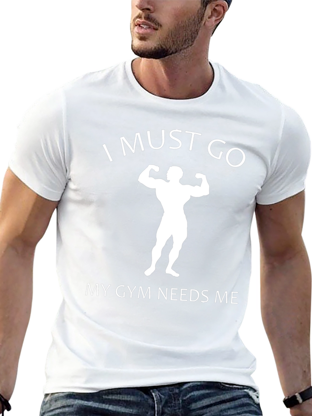 Gym Humor Graphic Tee - I Must Go