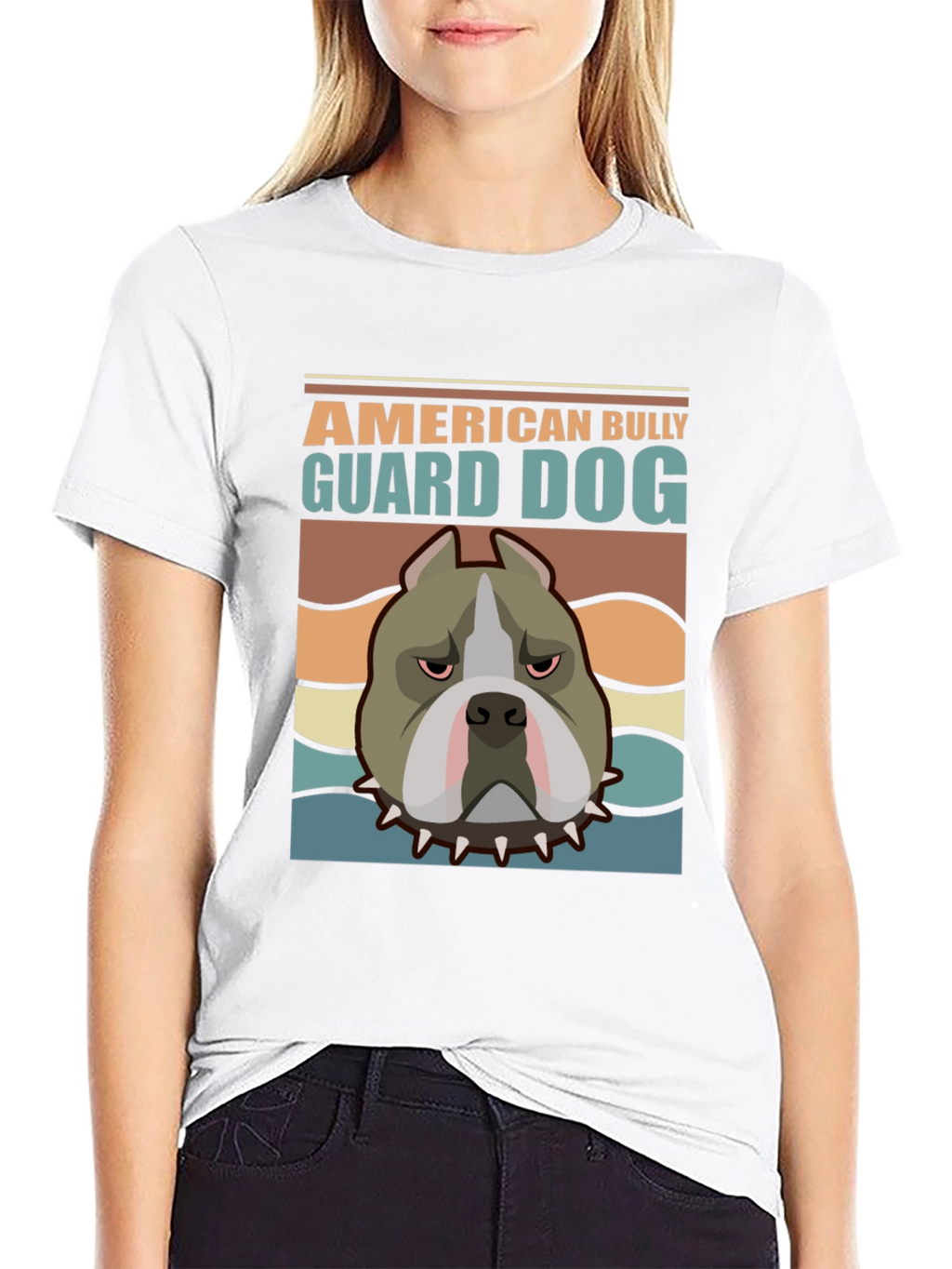 American Bully Guard Dog Graphic T-Shirt