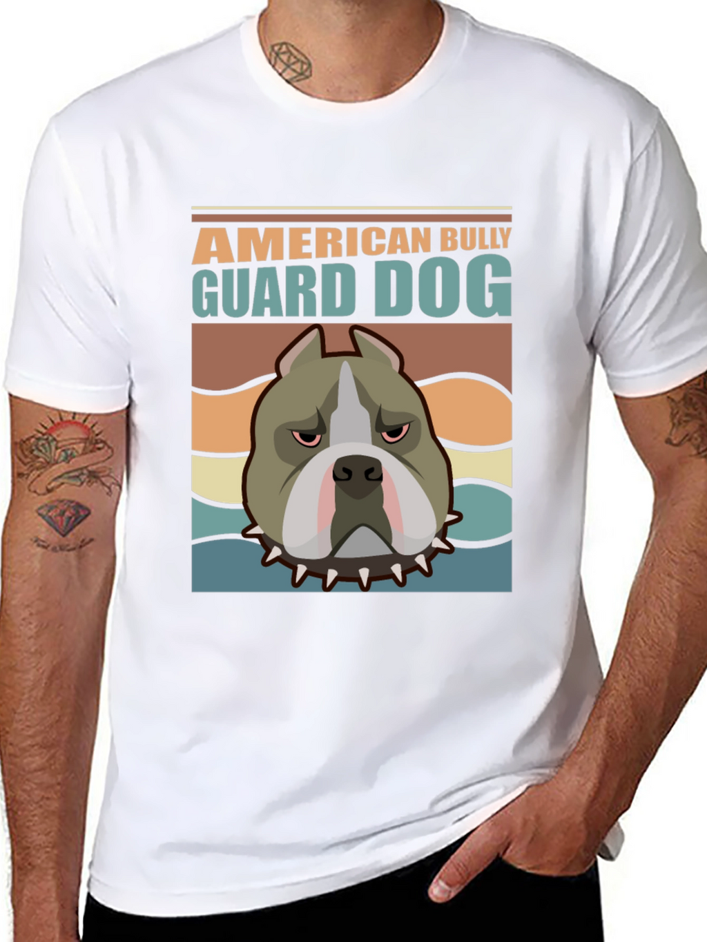 American Bully Guard Dog Graphic T-Shirt