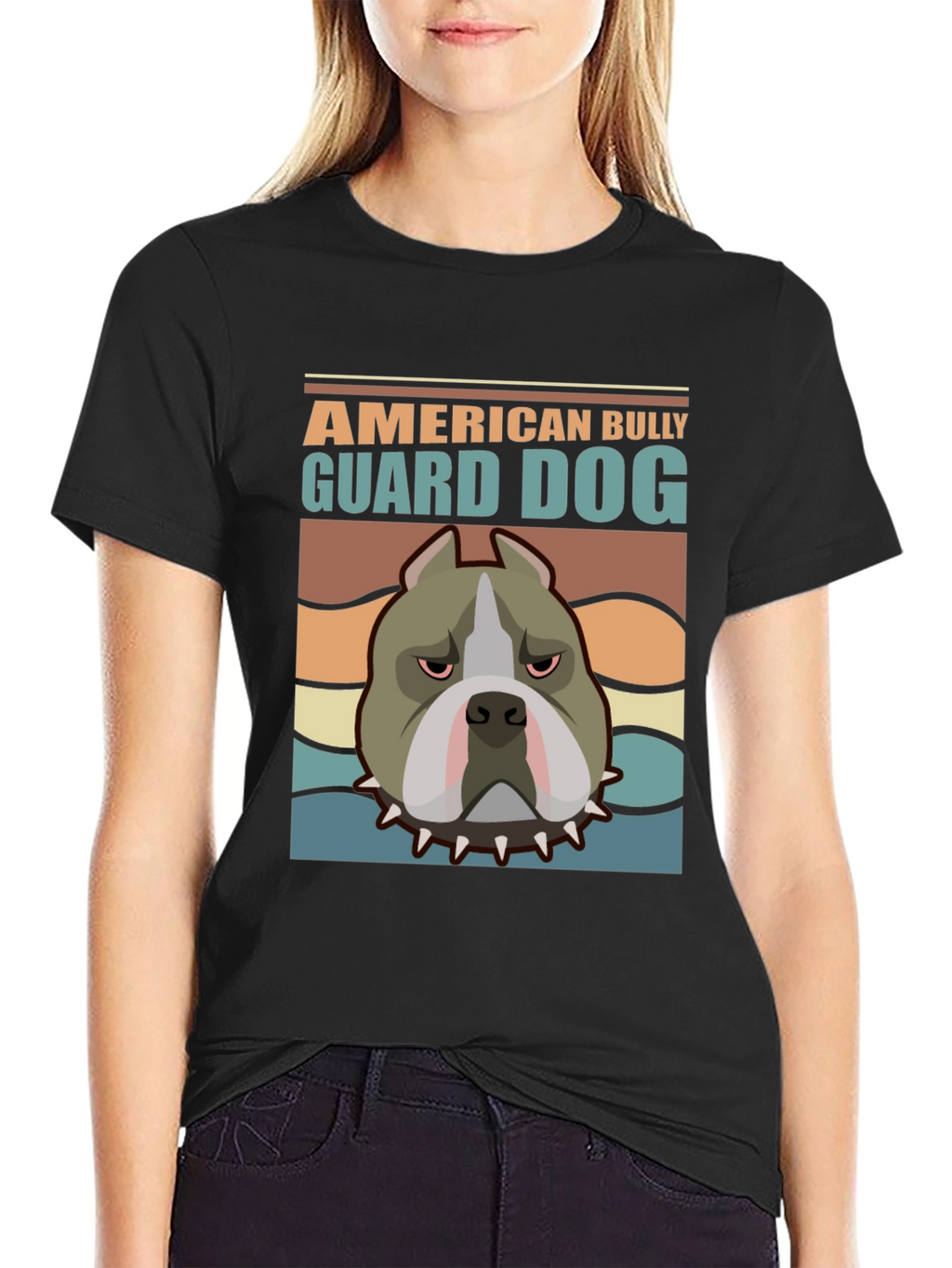 American Bully Guard Dog Graphic T-Shirt