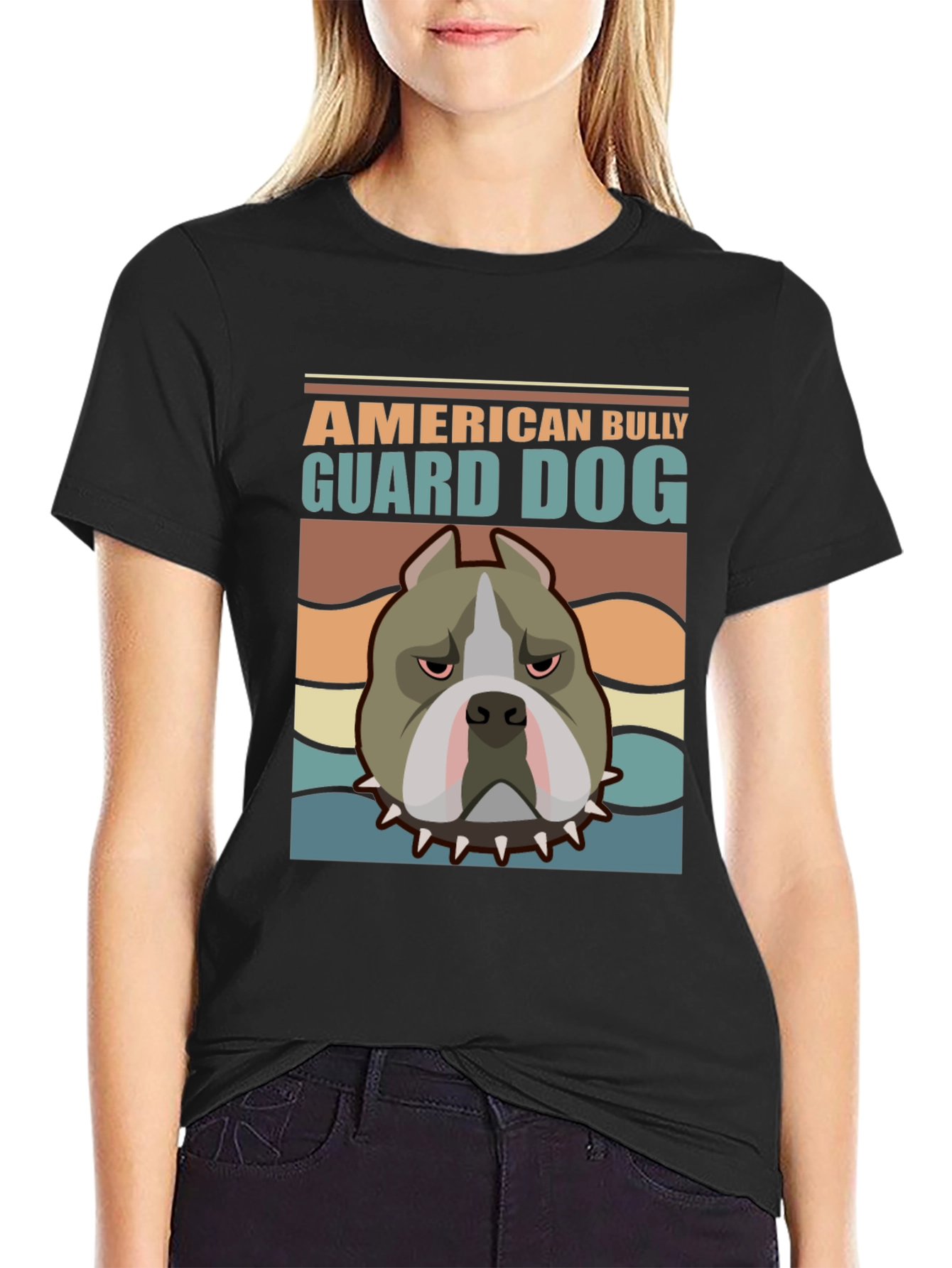 American Bully Guard Dog Graphic T-Shirt