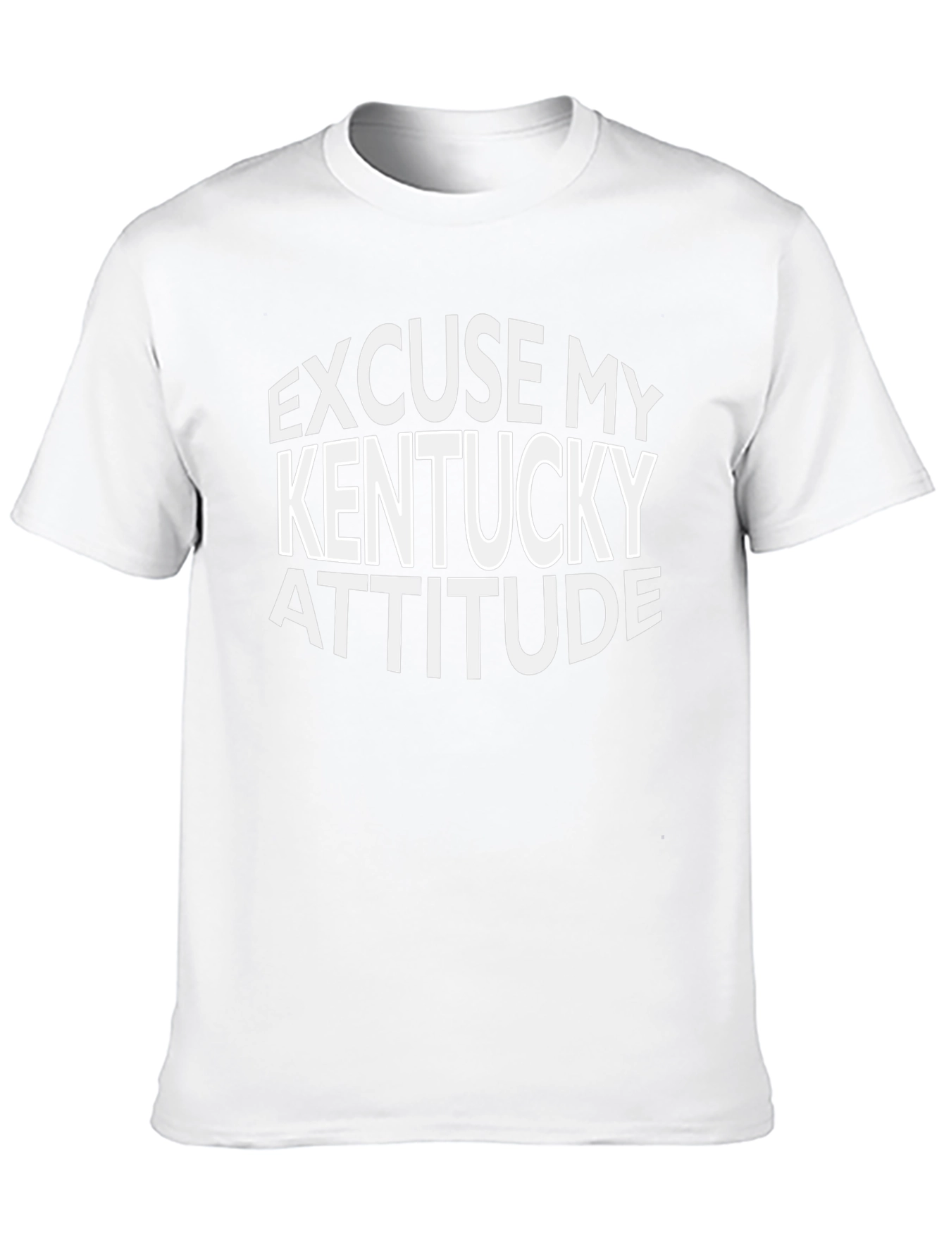 Excuse My Kentucky Attitude Black Tee