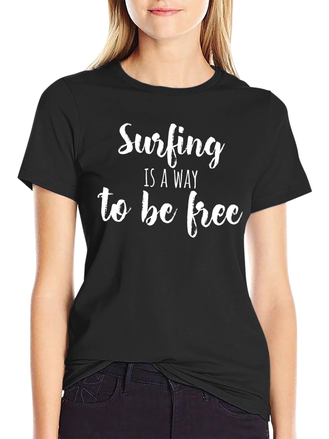 Surfing is a Way to Be Free T-Shirt