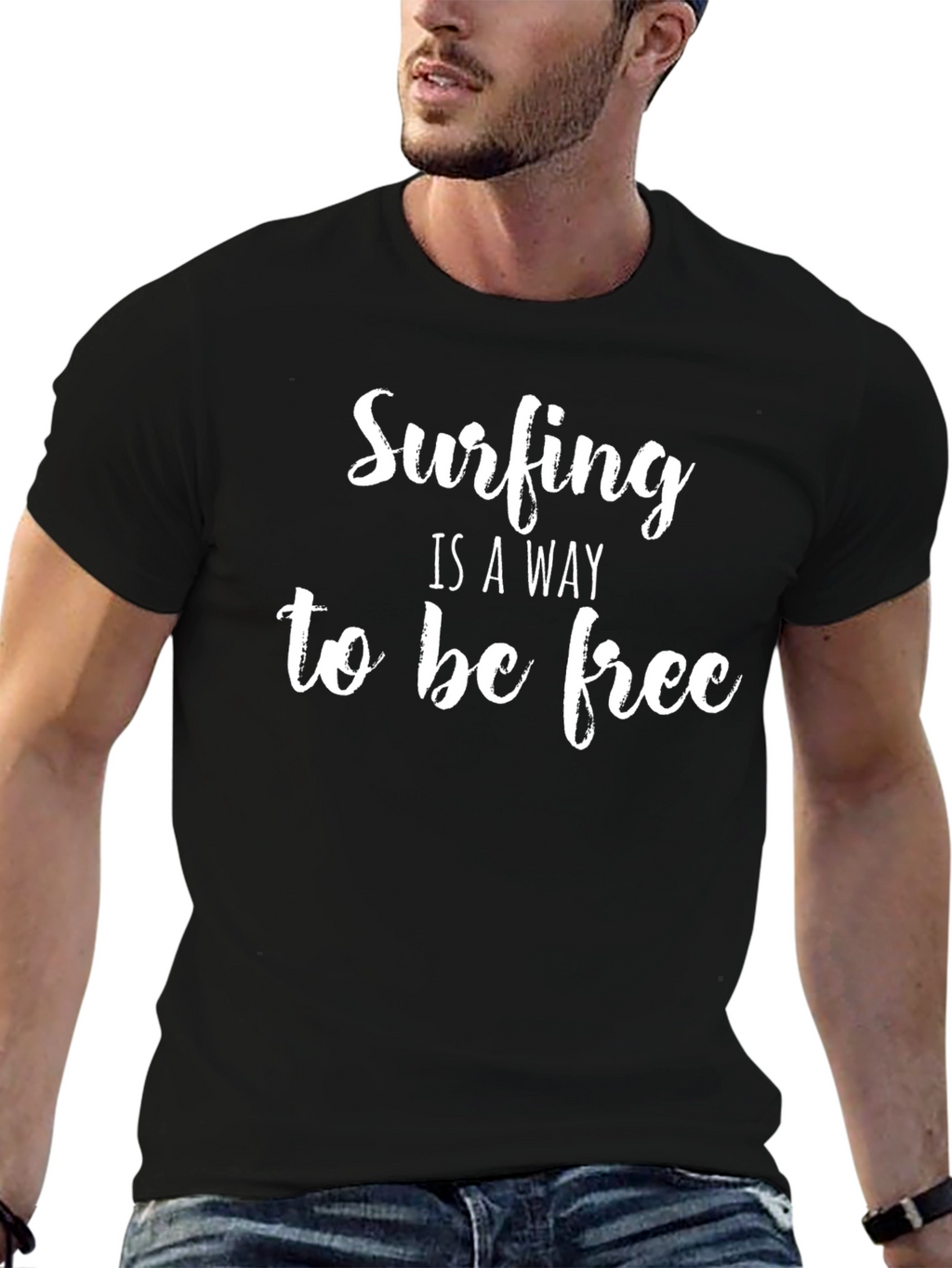 Surfing is a Way to Be Free T-Shirt