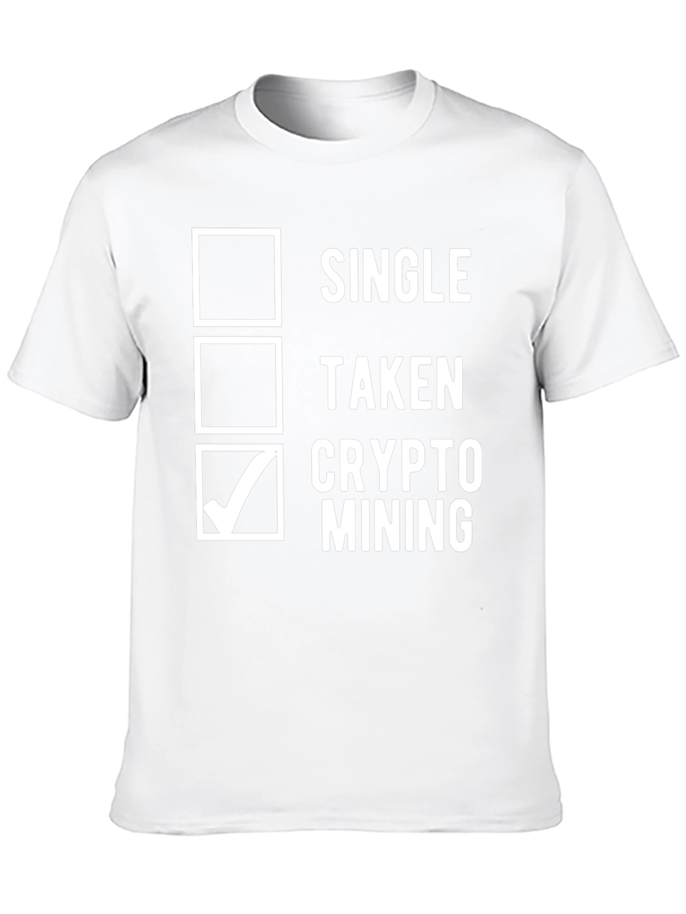 Crypto Mining T-Shirt - Single Taken Mining Options