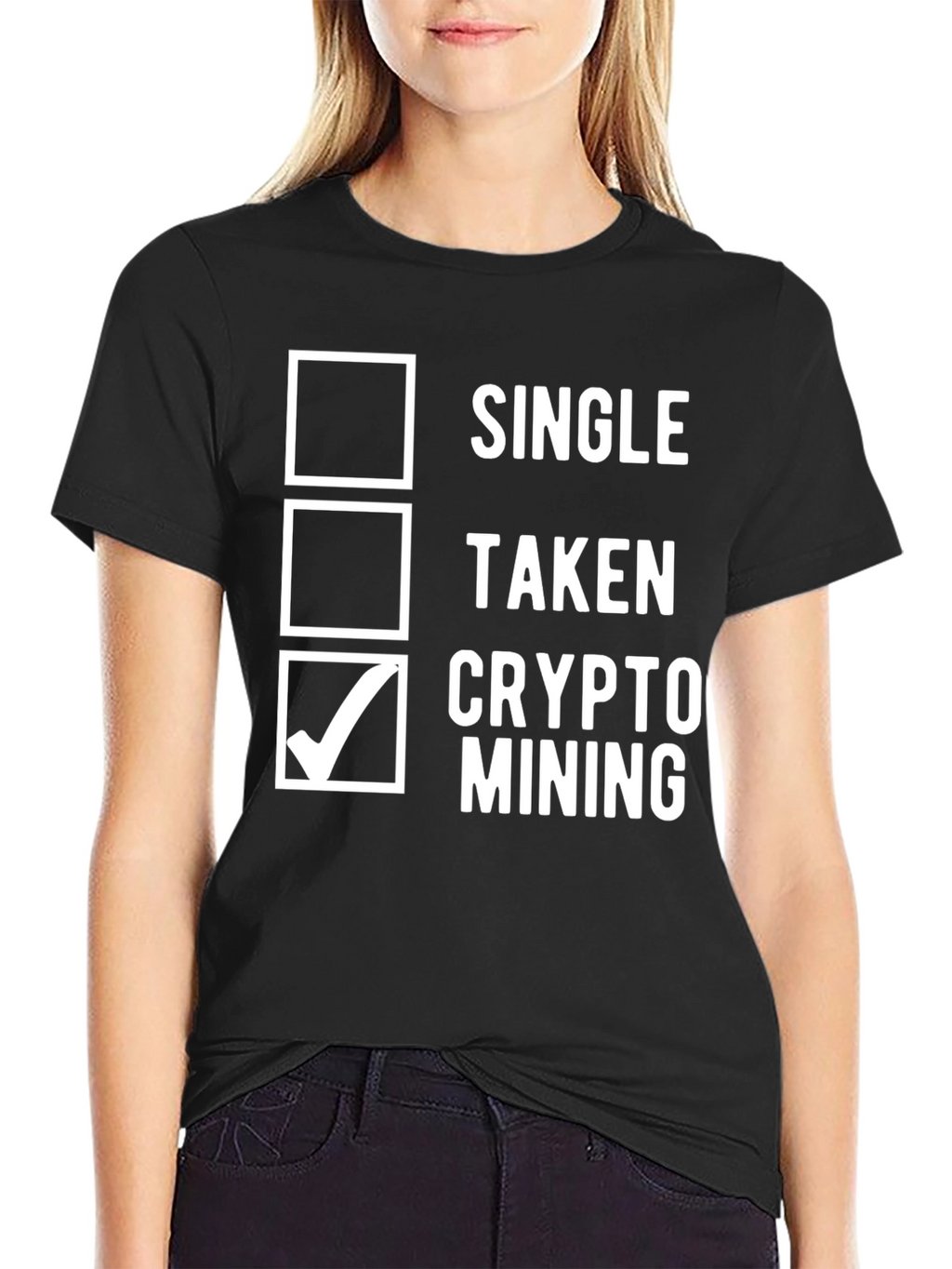 Crypto Mining T-Shirt - Single Taken Mining Options