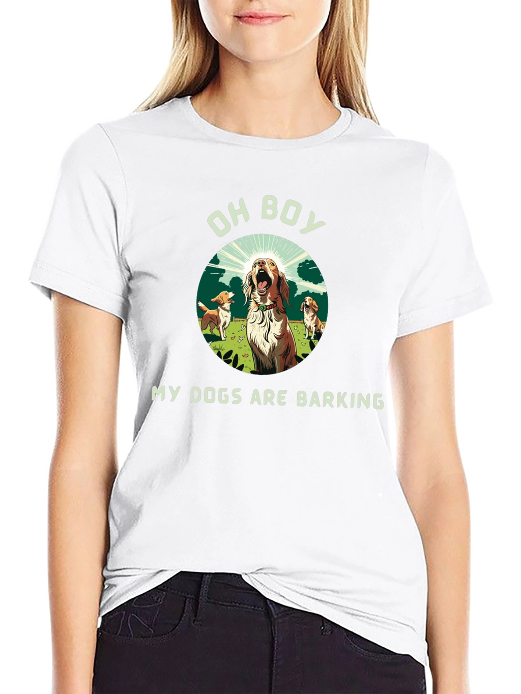 Funny My Dogs Are Barking Graphic Tee