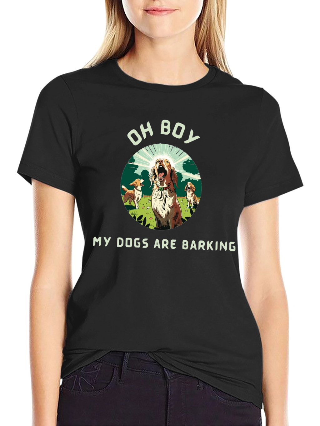 Funny My Dogs Are Barking Graphic Tee