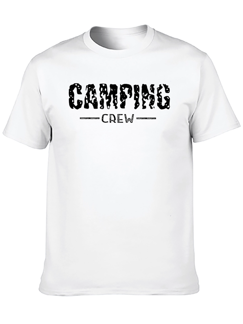 Camping Crew Black Graphic T-Shirt