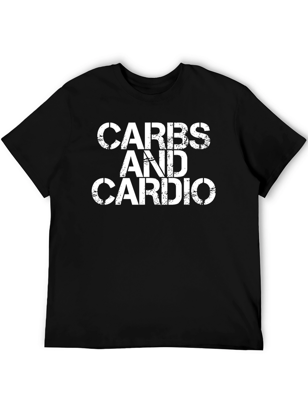 Carbs and Cardio Graphic T-Shirt - Gym Fitness Tee