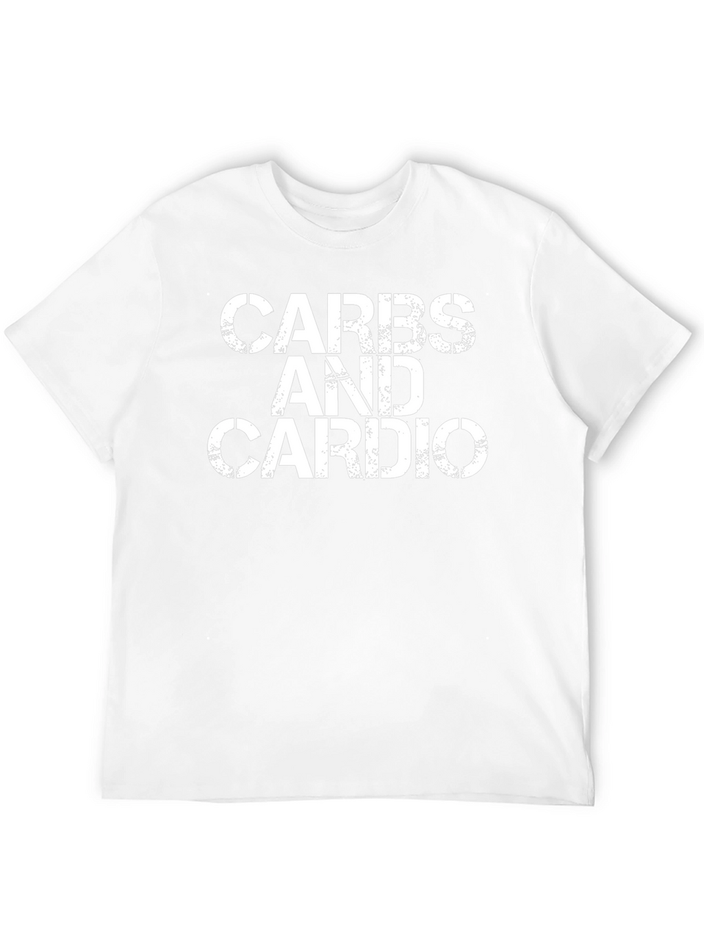 Carbs and Cardio Graphic T-Shirt - Gym Fitness Tee