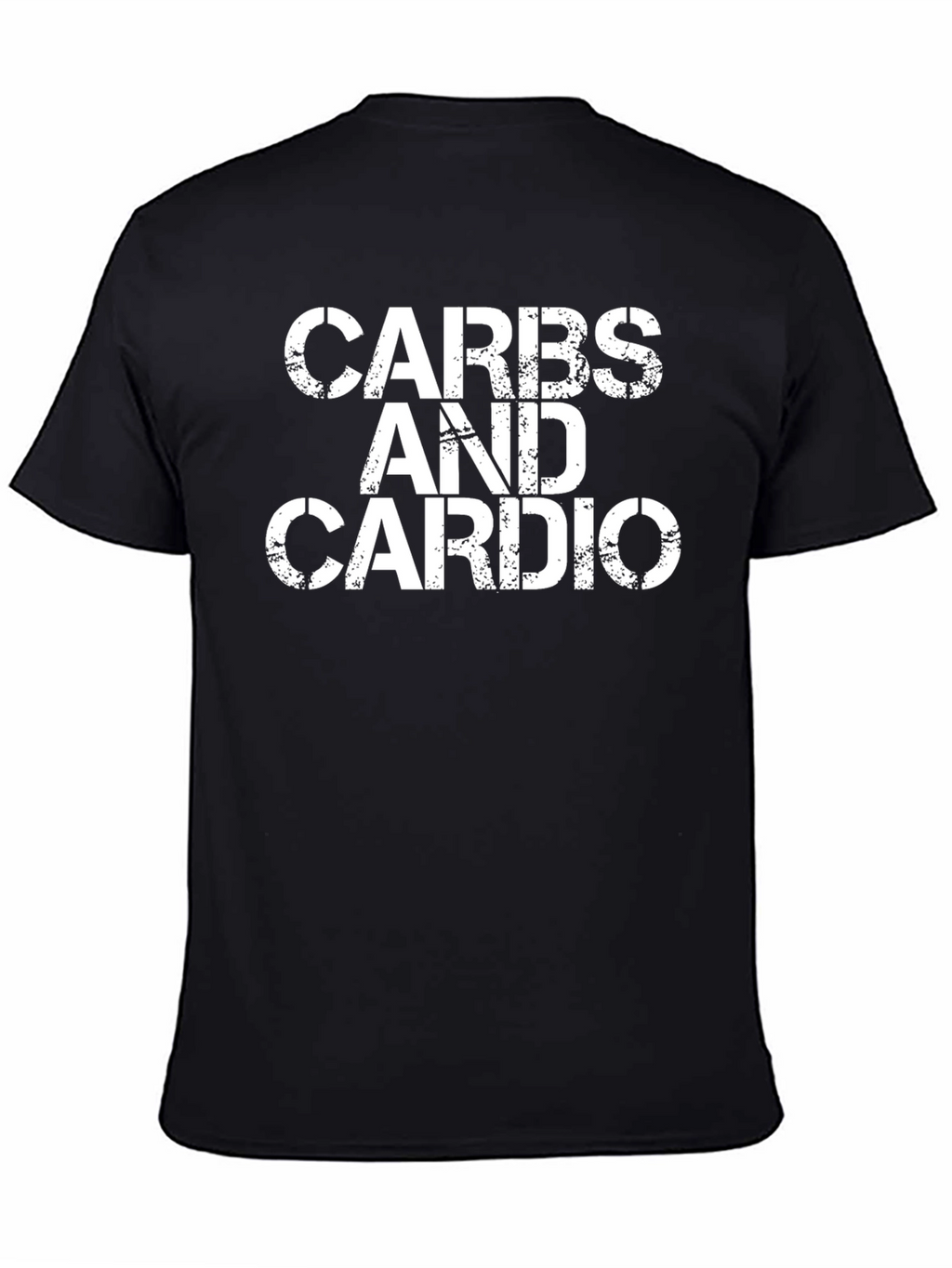 Carbs and Cardio Graphic T-Shirt - Gym Fitness Tee