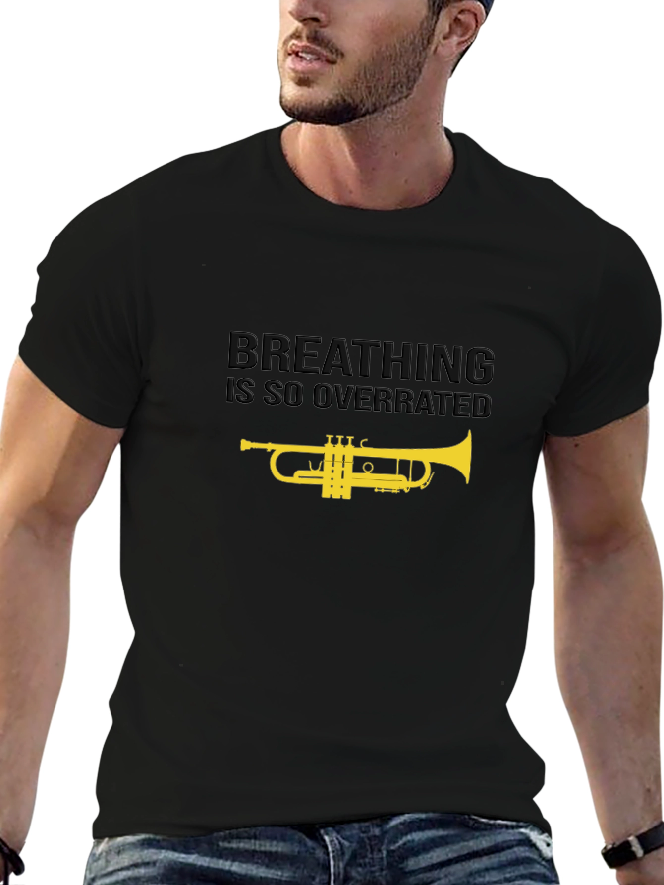 Breathing is Overrated Trumpet T-Shirt