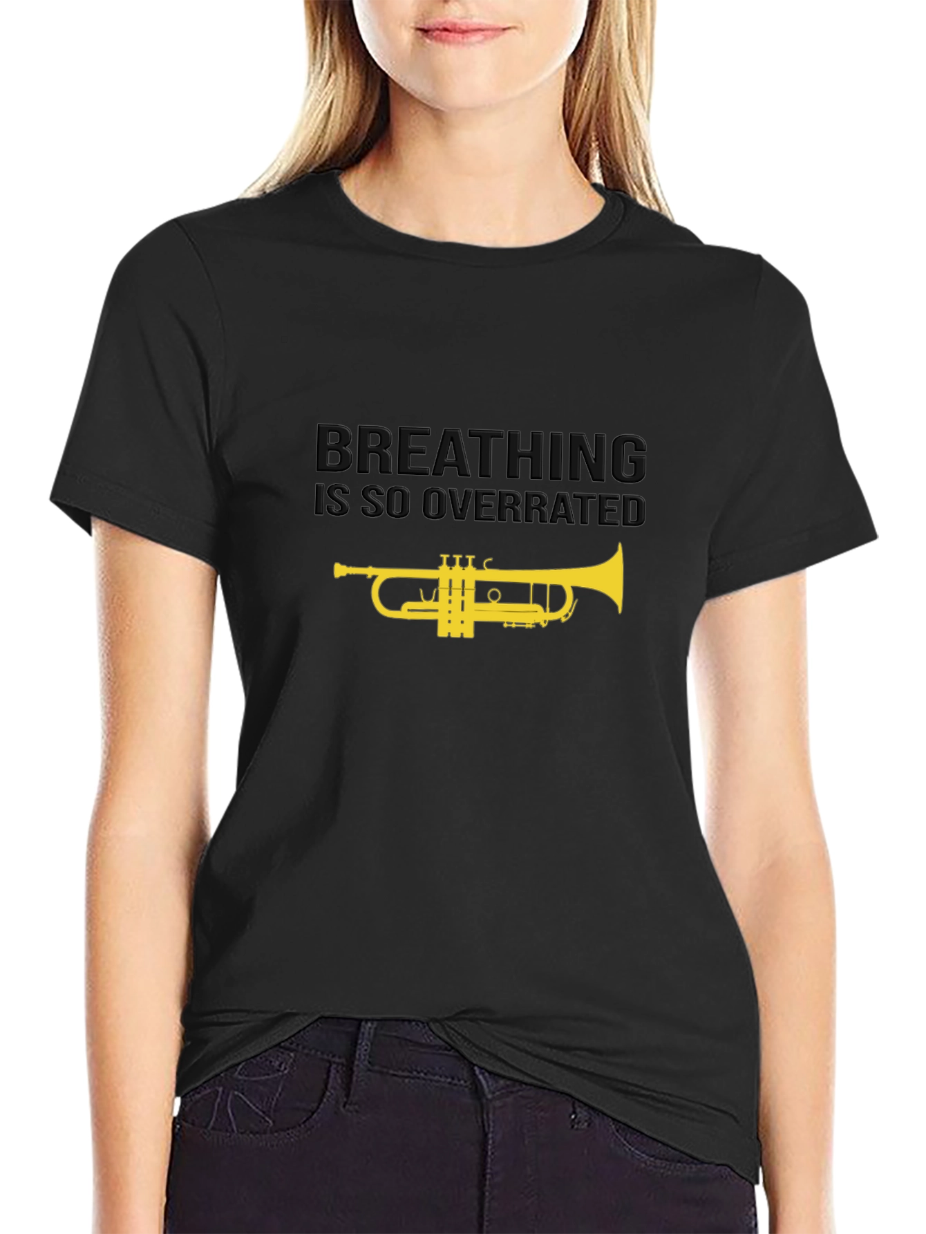 Breathing is Overrated Trumpet T-Shirt