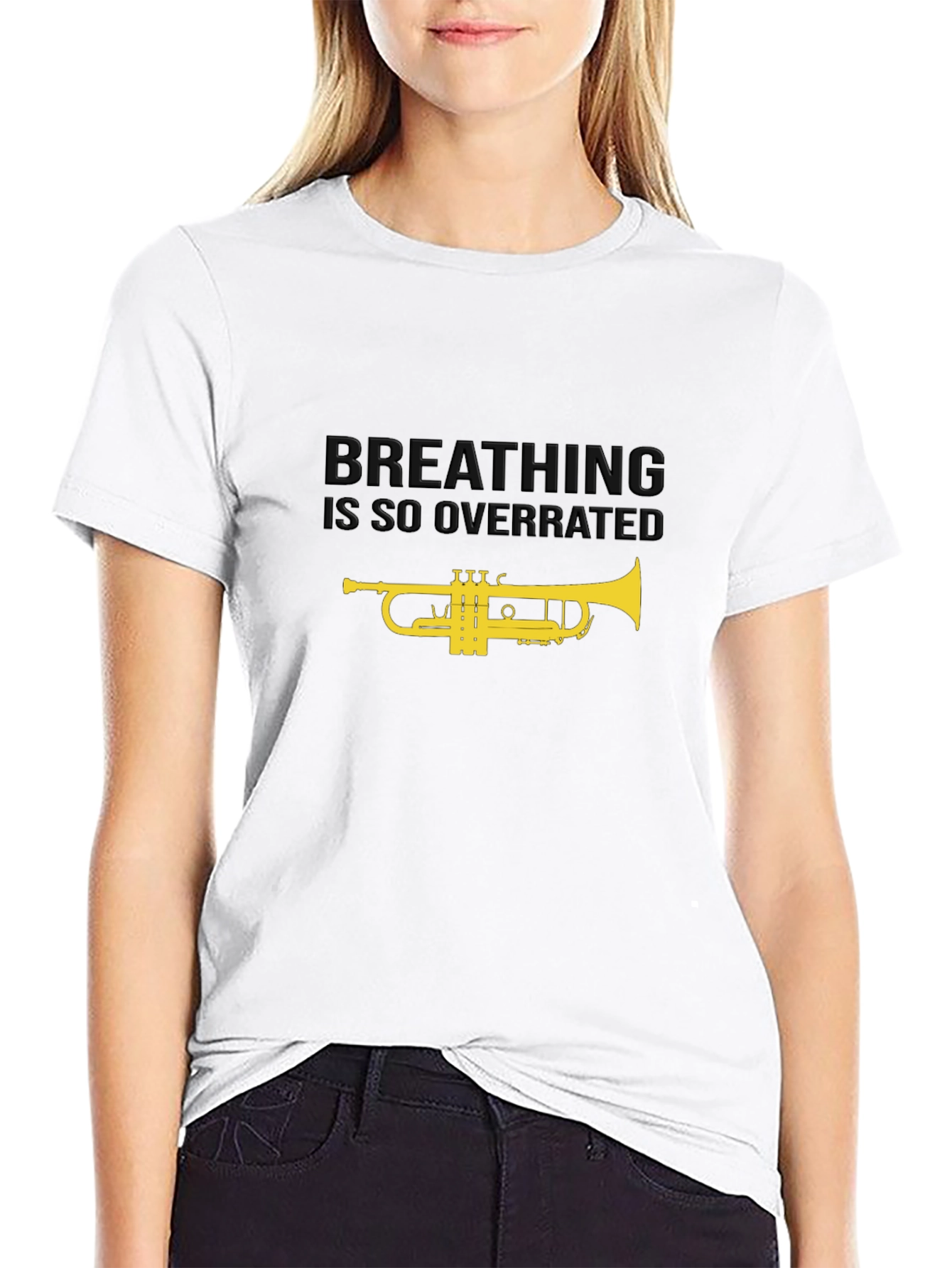 Breathing is Overrated Trumpet T-Shirt