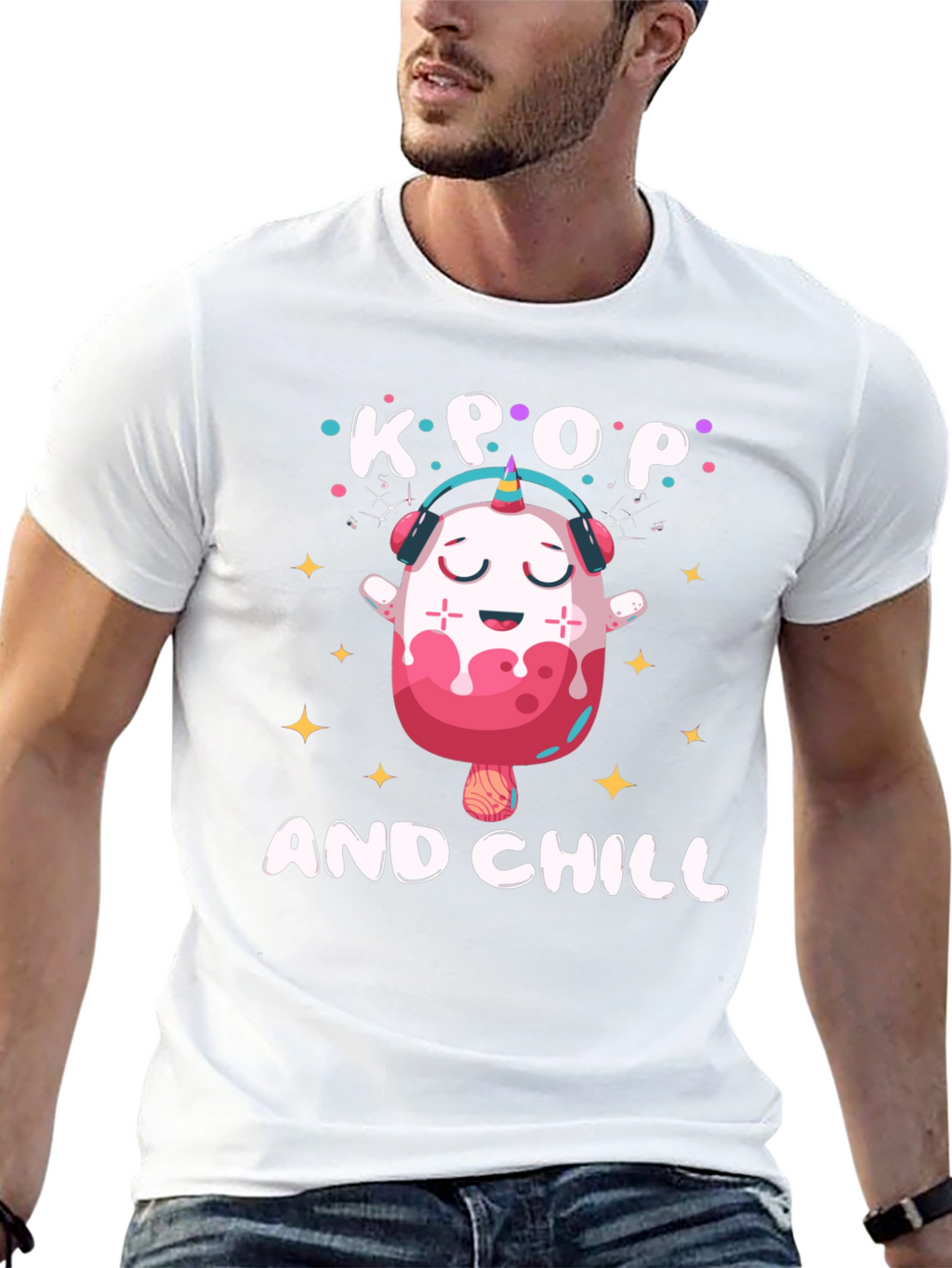 K-Pop and Chill Graphic Tee