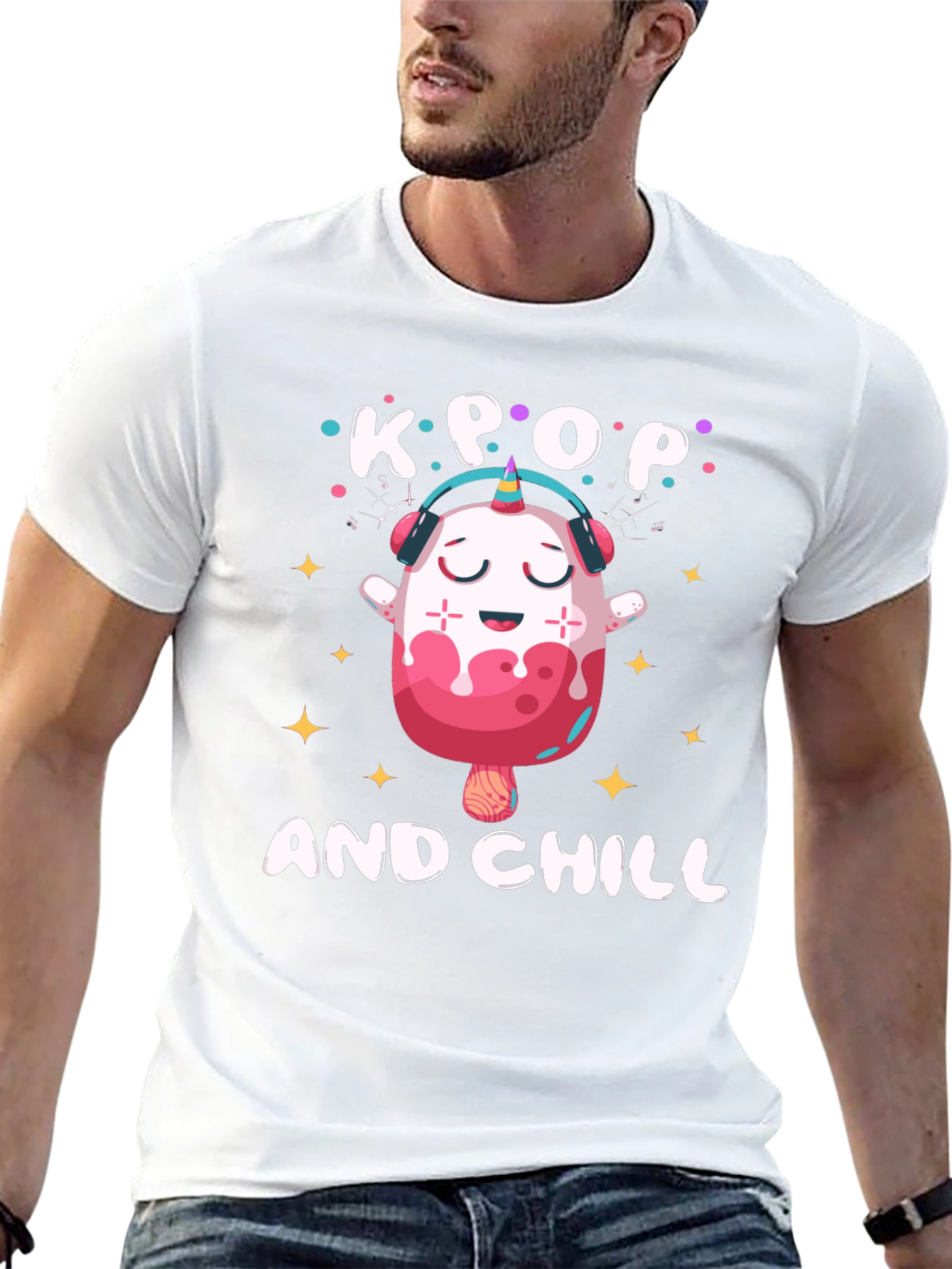 K-Pop and Chill Graphic Tee