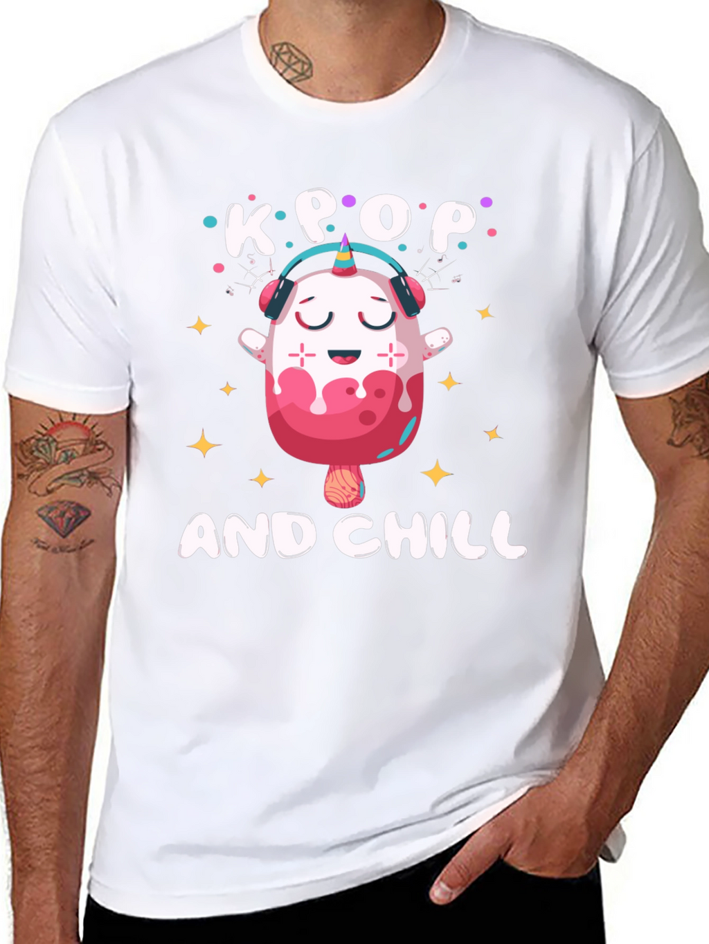 K-Pop and Chill Graphic Tee