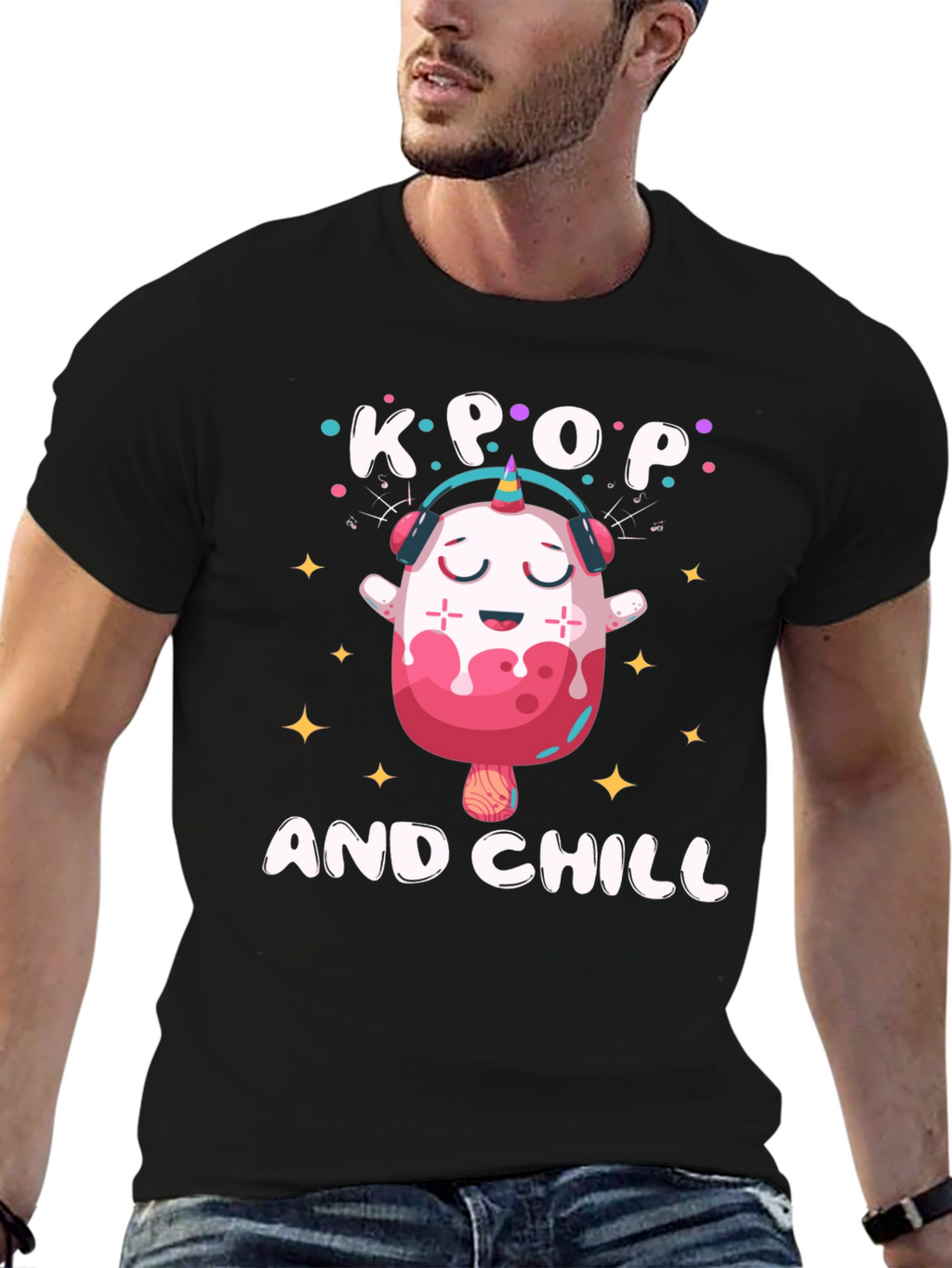 K-Pop and Chill Graphic Tee