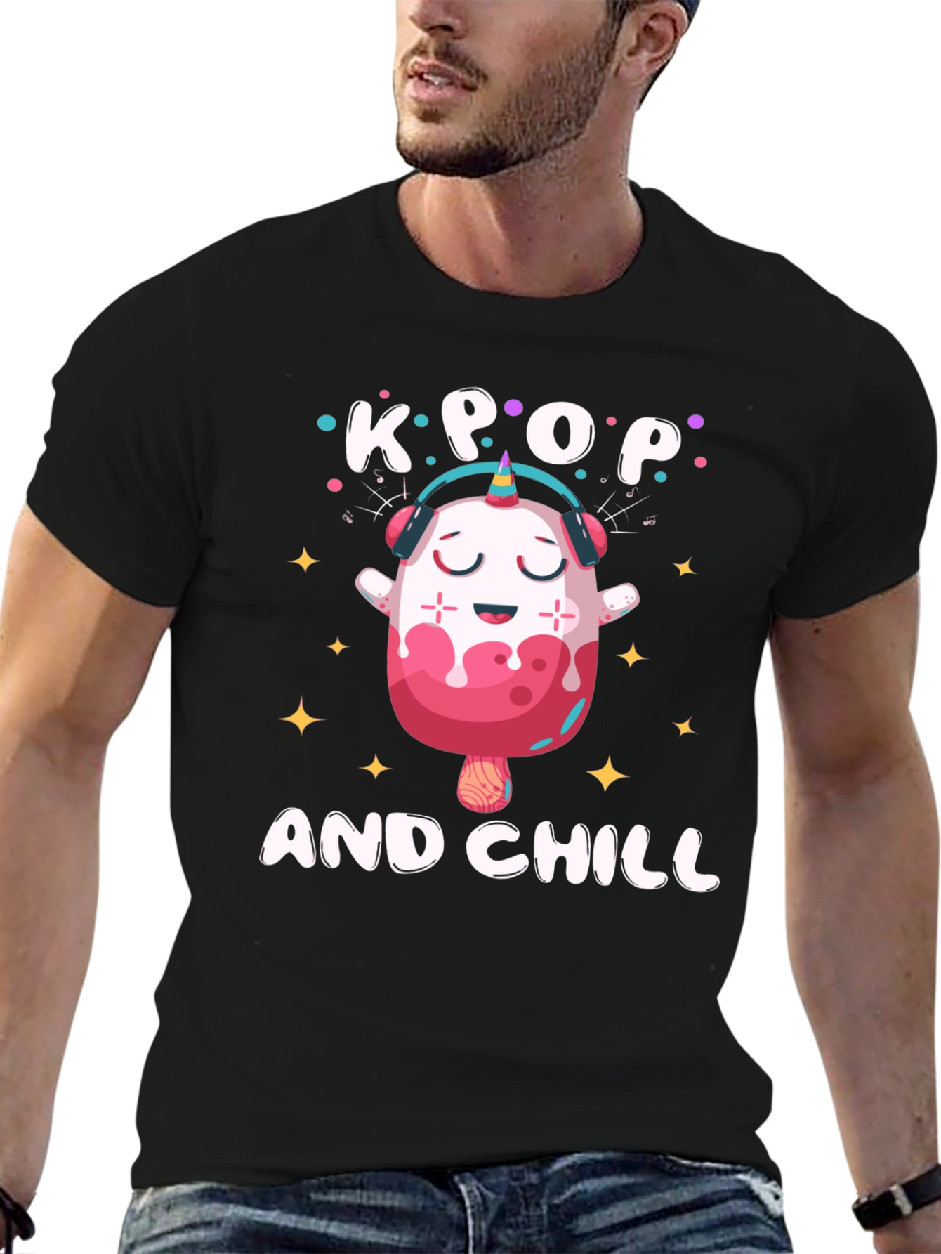 K-Pop and Chill Graphic Tee