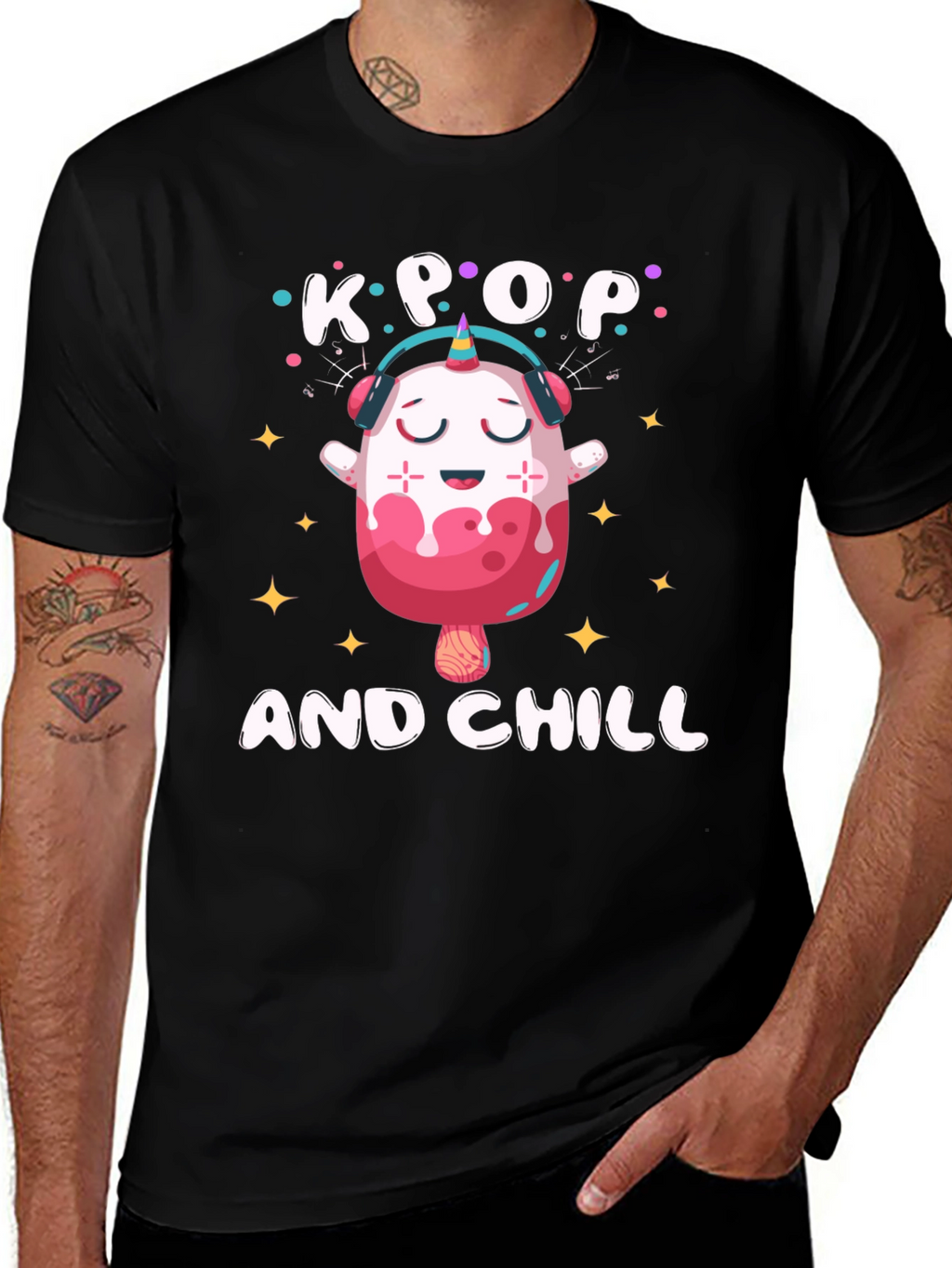 K-Pop and Chill Graphic Tee