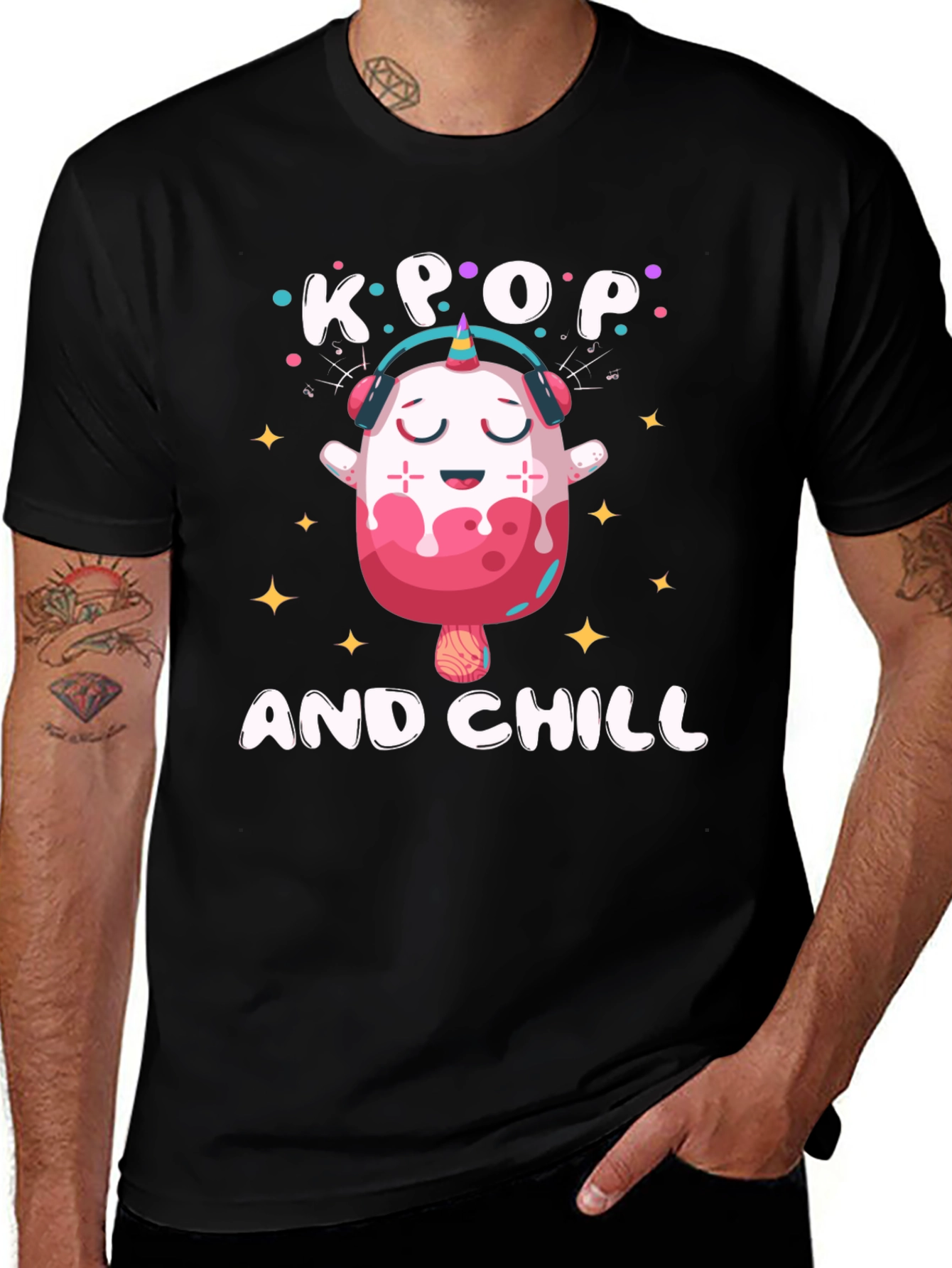 K-Pop and Chill Graphic Tee