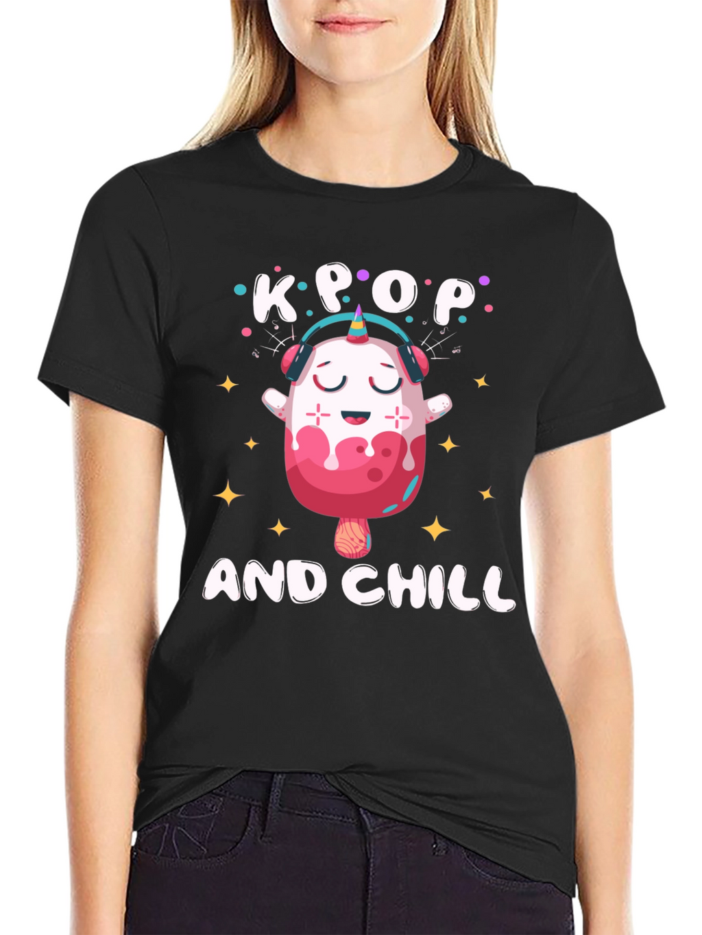 K-Pop and Chill Graphic Tee