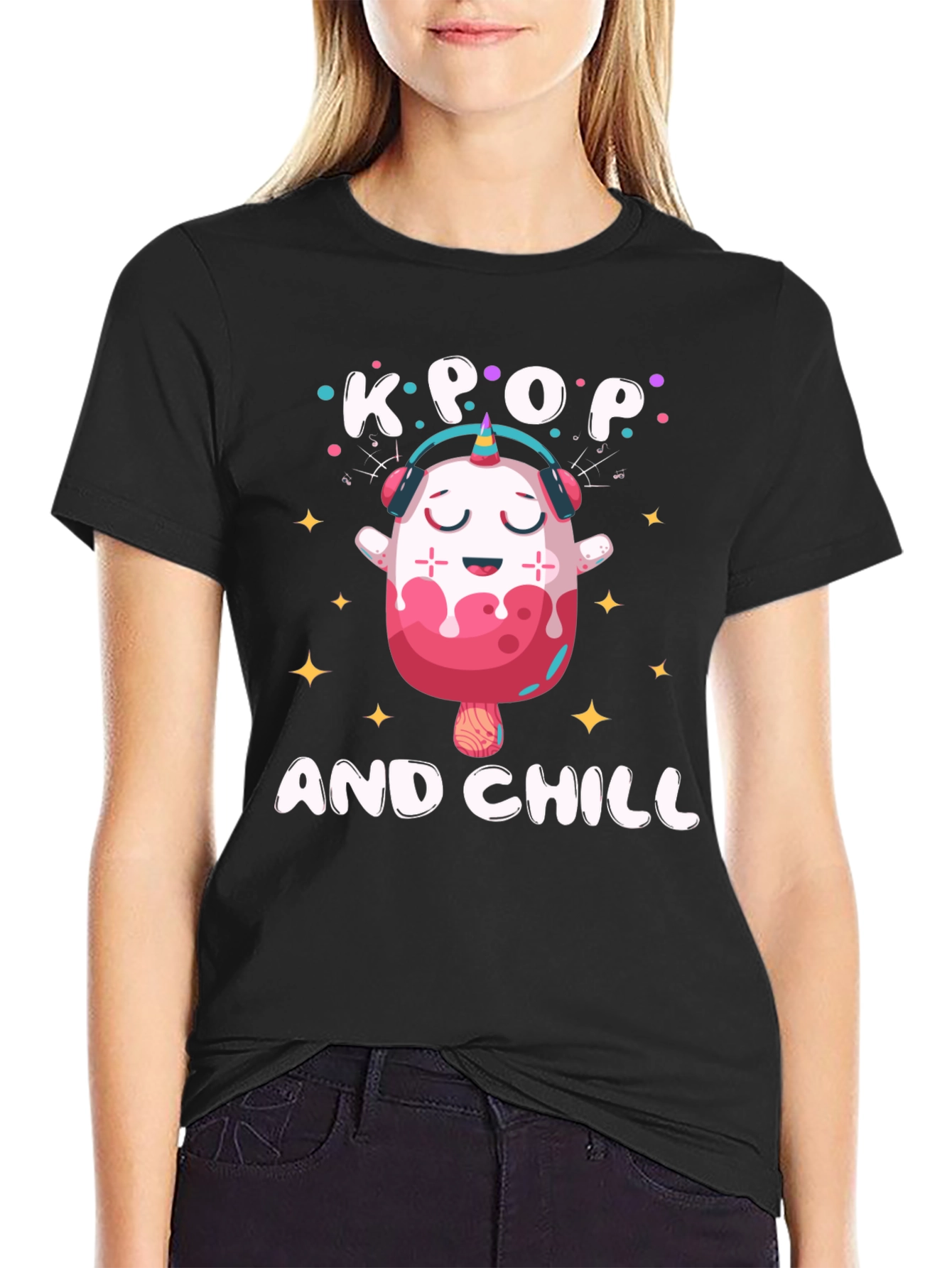 K-Pop and Chill Graphic Tee
