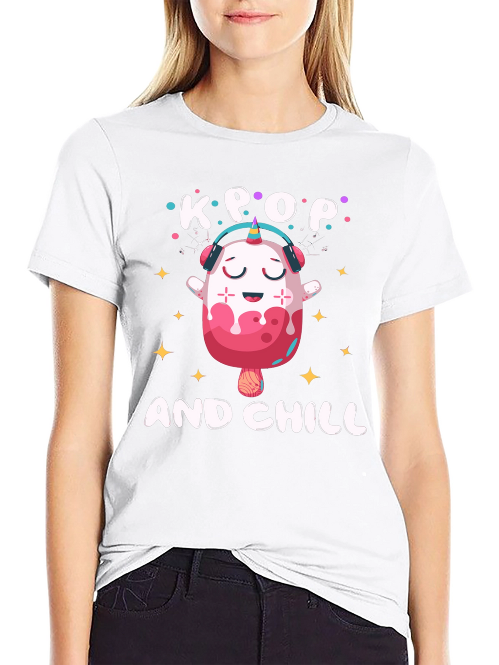 K-Pop and Chill Graphic Tee