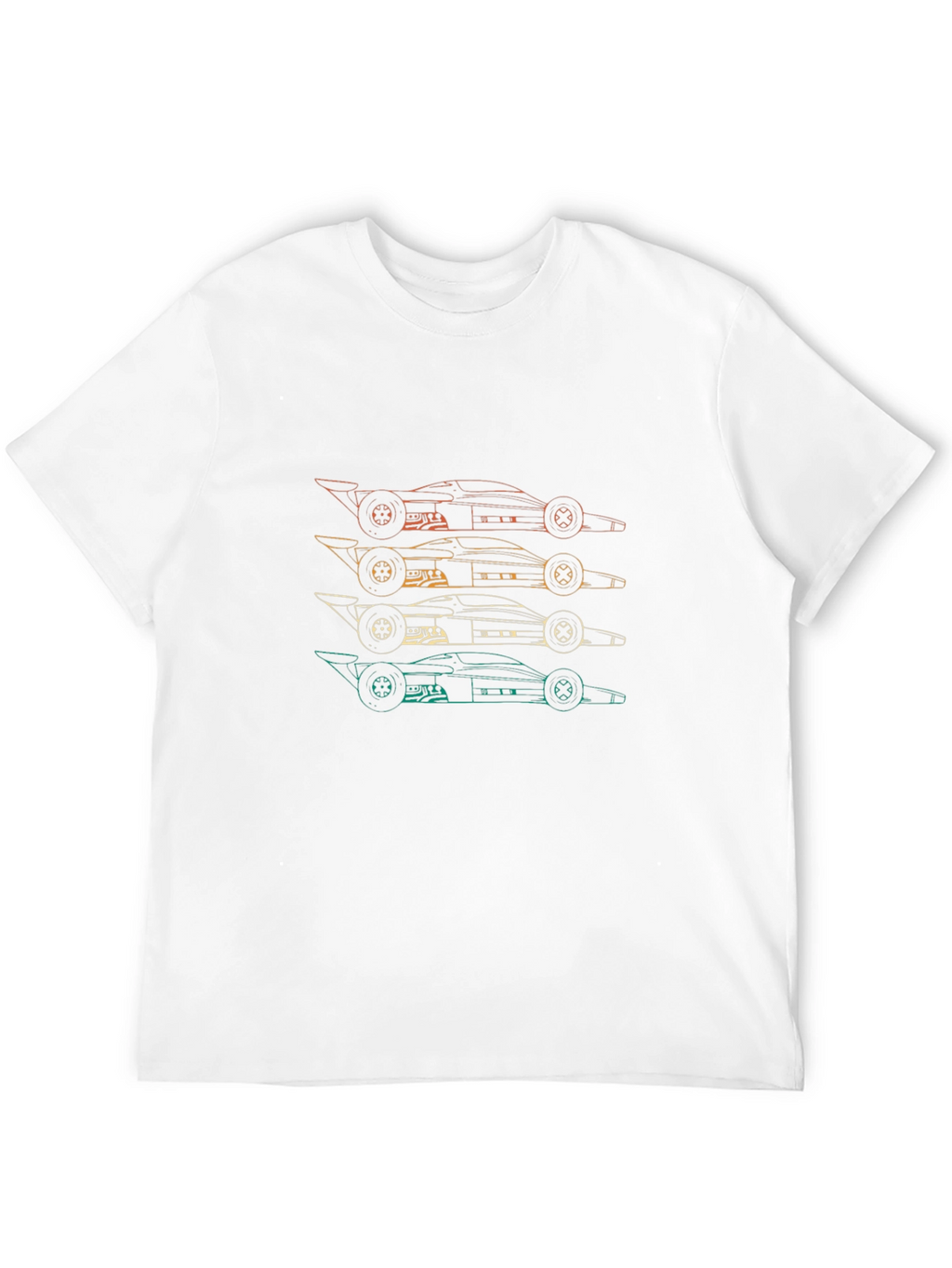 Retro Formula Racing Car T-Shirt