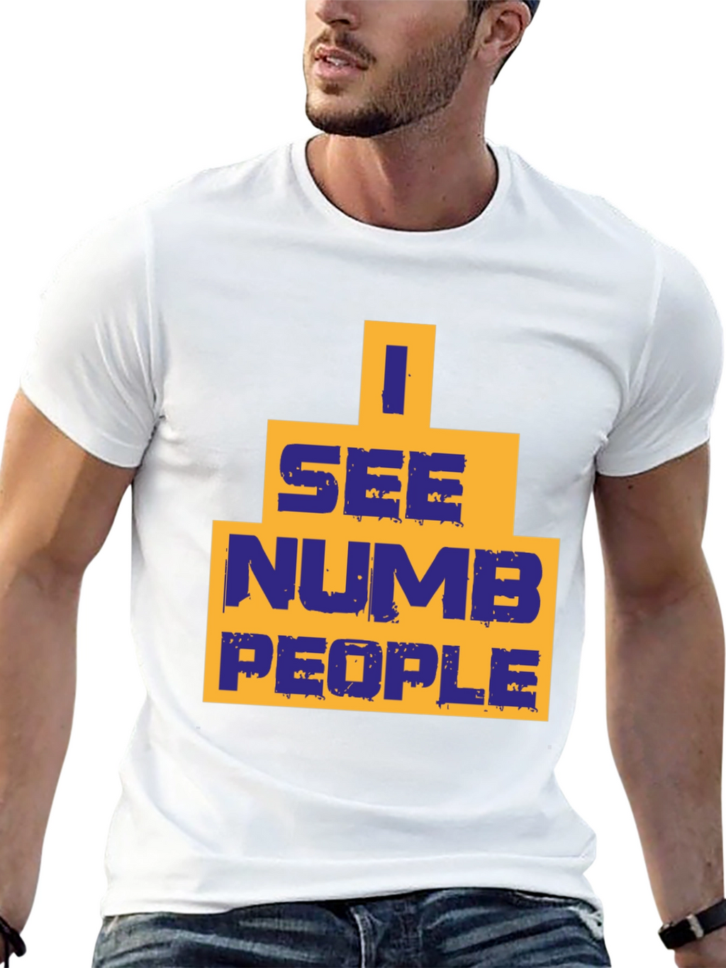 I See Numb People T-Shirt - Graphic Tee