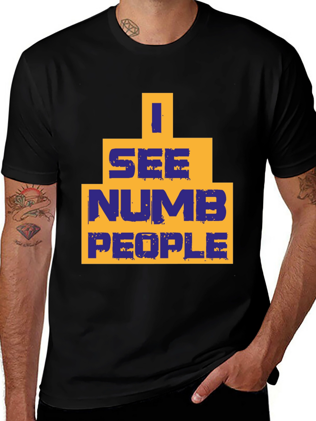 I See Numb People T-Shirt - Graphic Tee
