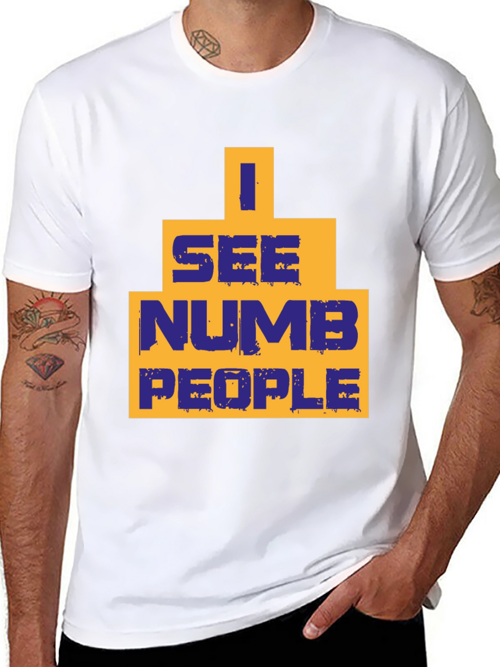 I See Numb People T-Shirt - Graphic Tee