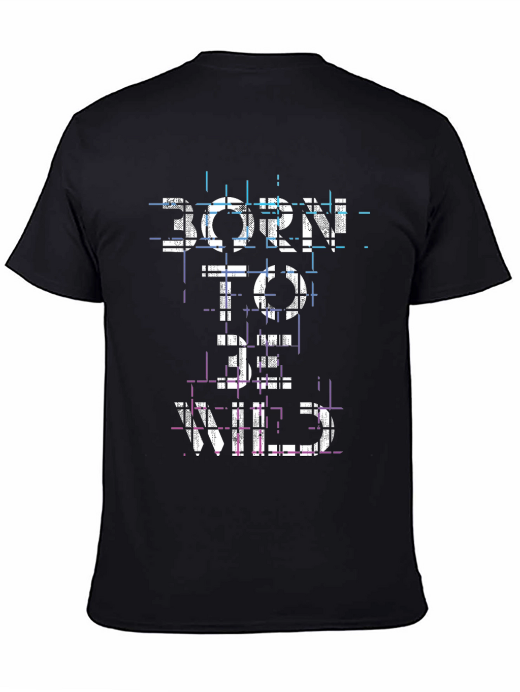Born to Be Wild Black Graphic T-Shirt