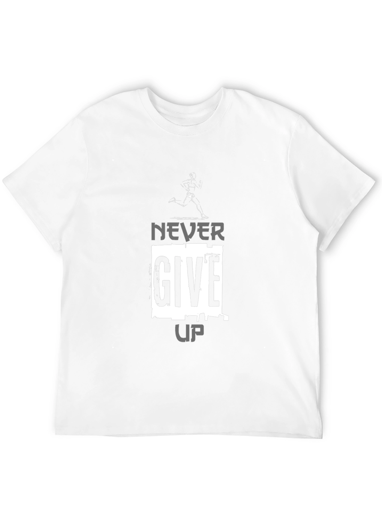 Never Give Up Graphic Tee - Motivation Shirt