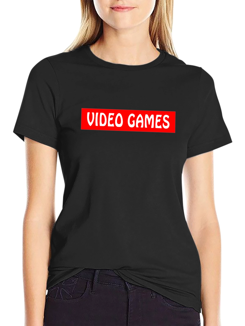 Video Games Graphic Tee - Black