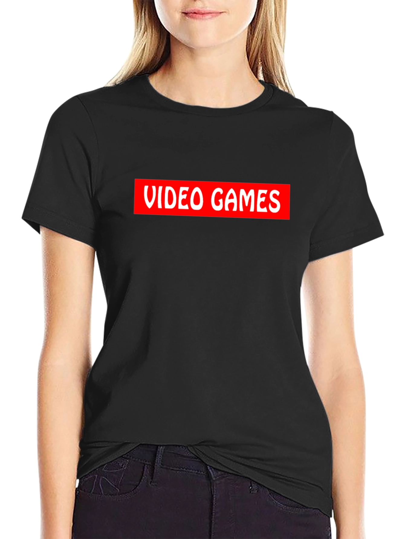 Video Games Graphic Tee - Black