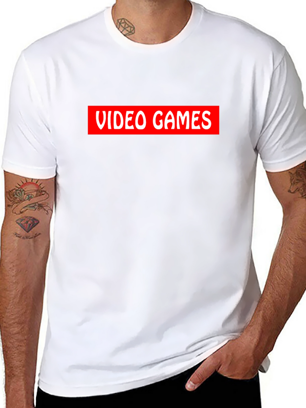 Video Games Graphic Tee - Black
