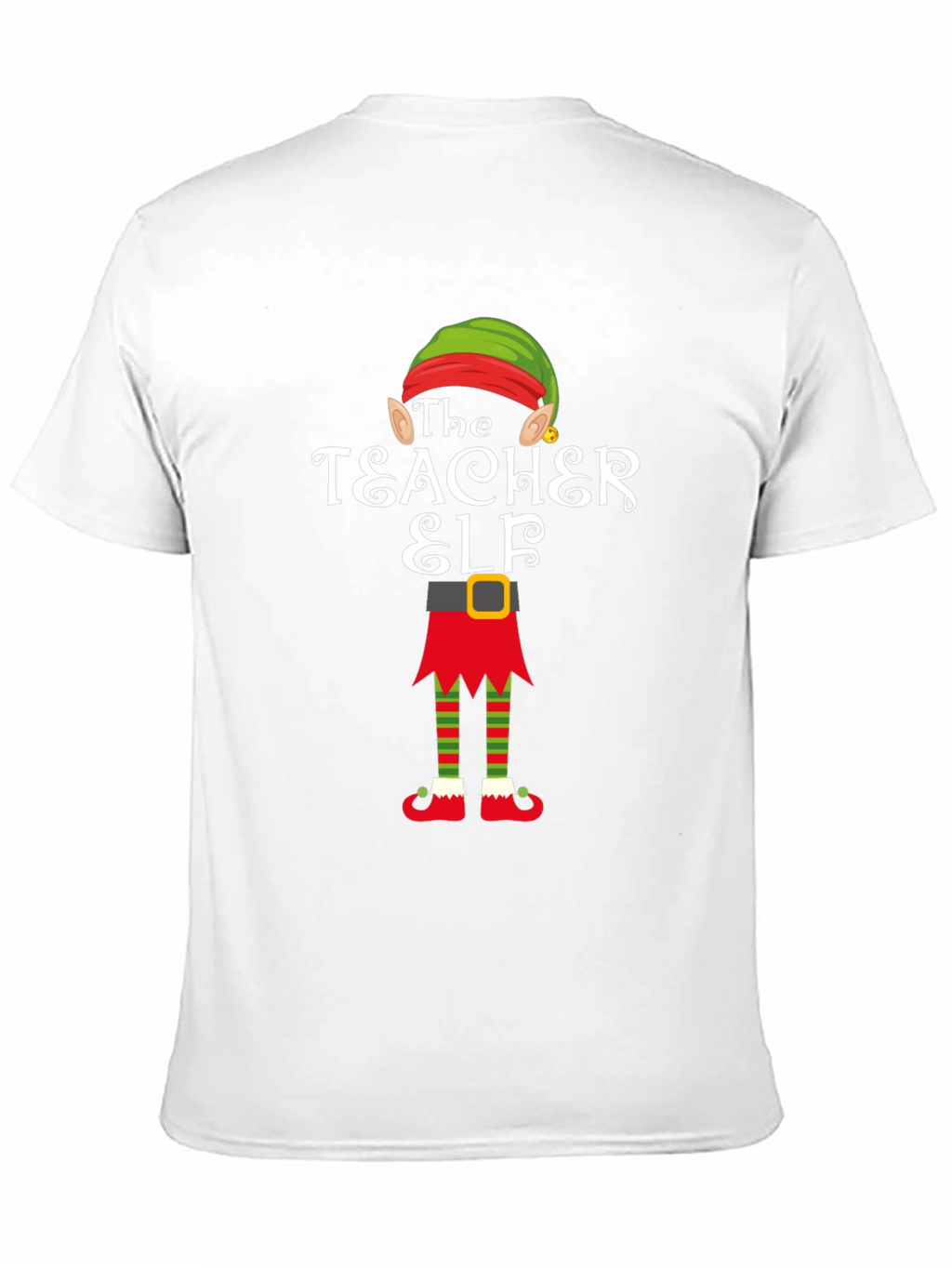 Teacher Elf Graphic T-Shirt - Holiday Cheer