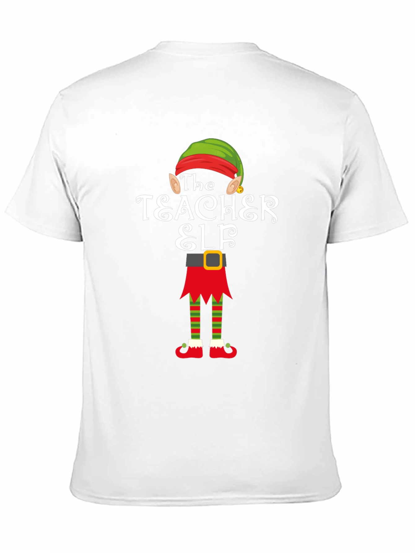 Teacher Elf Graphic T-Shirt - Holiday Cheer