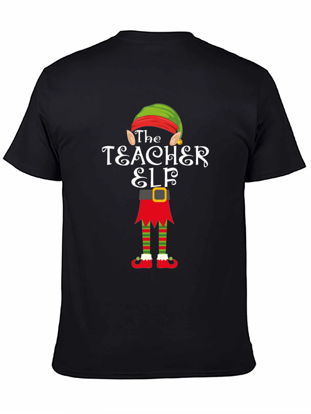 Teacher Elf Graphic T-Shirt - Holiday Cheer