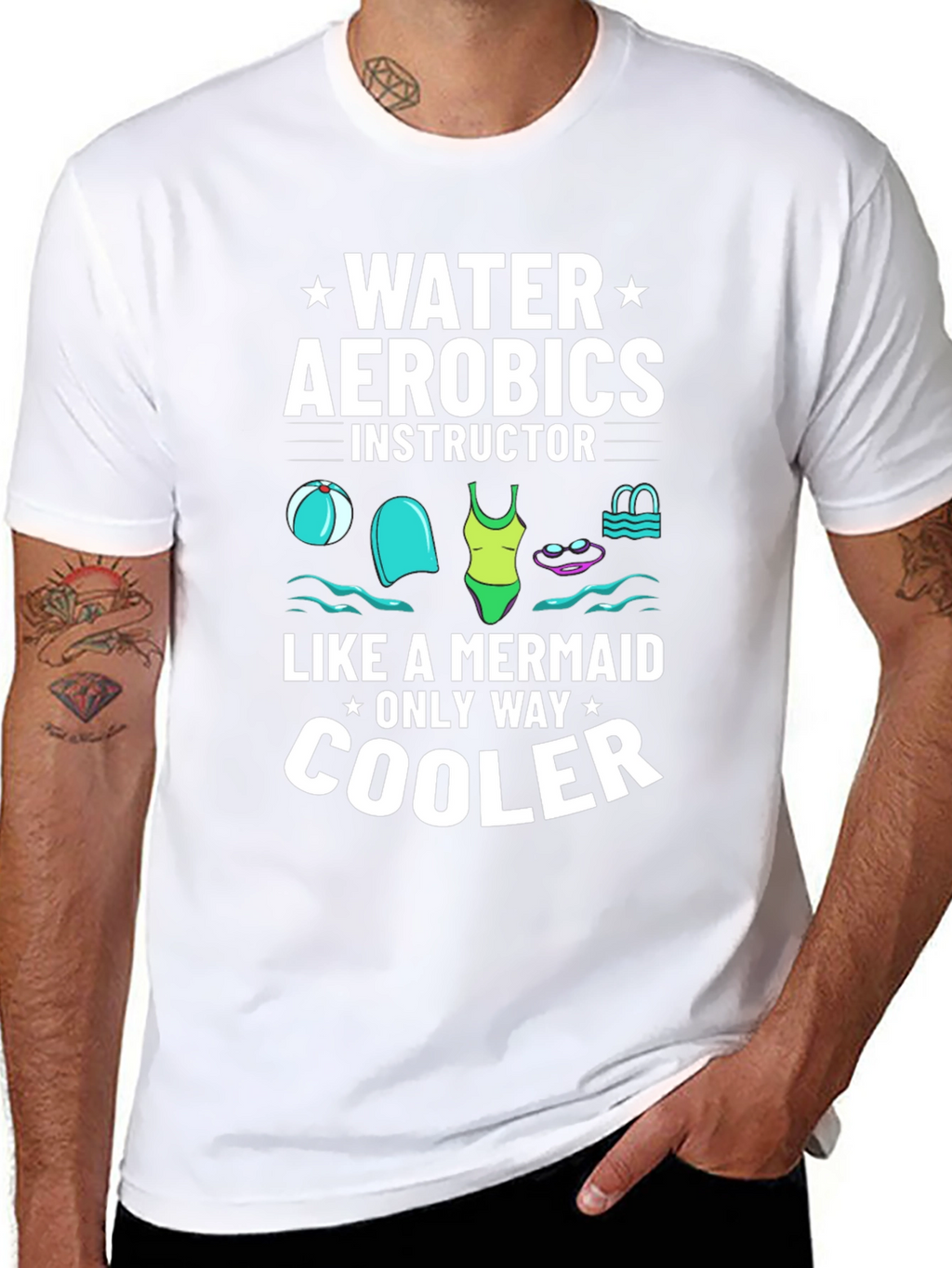 Water Aerobics Instructor Graphic Tee