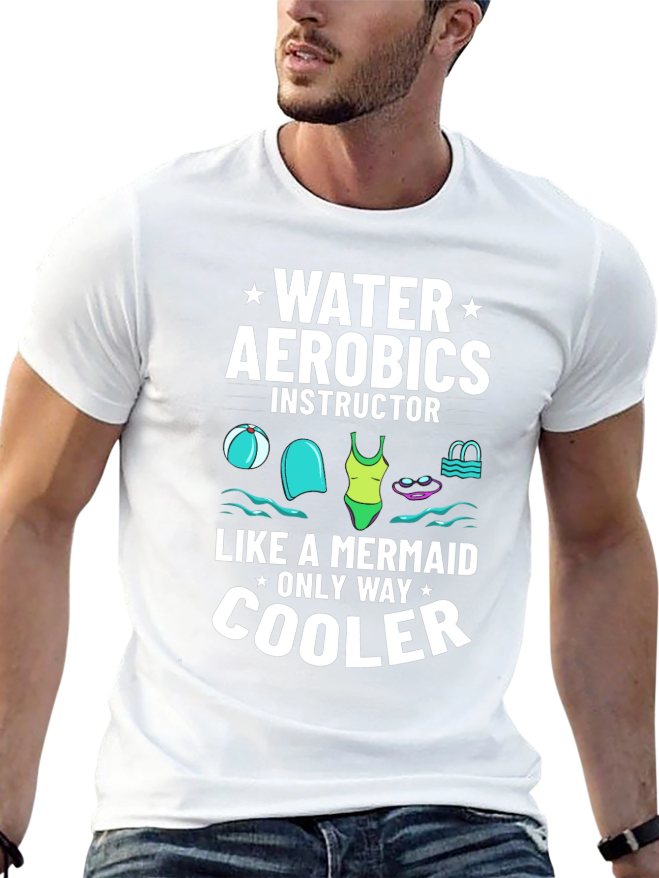 Water Aerobics Instructor Graphic Tee