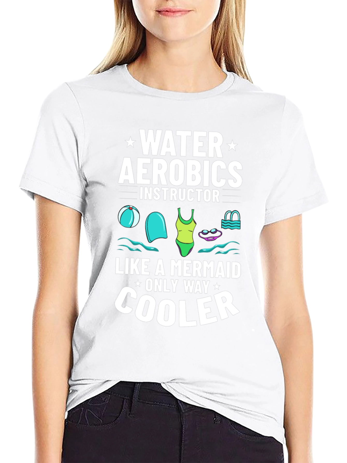 Water Aerobics Instructor Graphic Tee