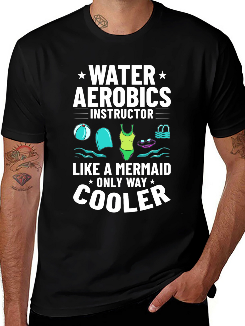 Water Aerobics Instructor Graphic Tee