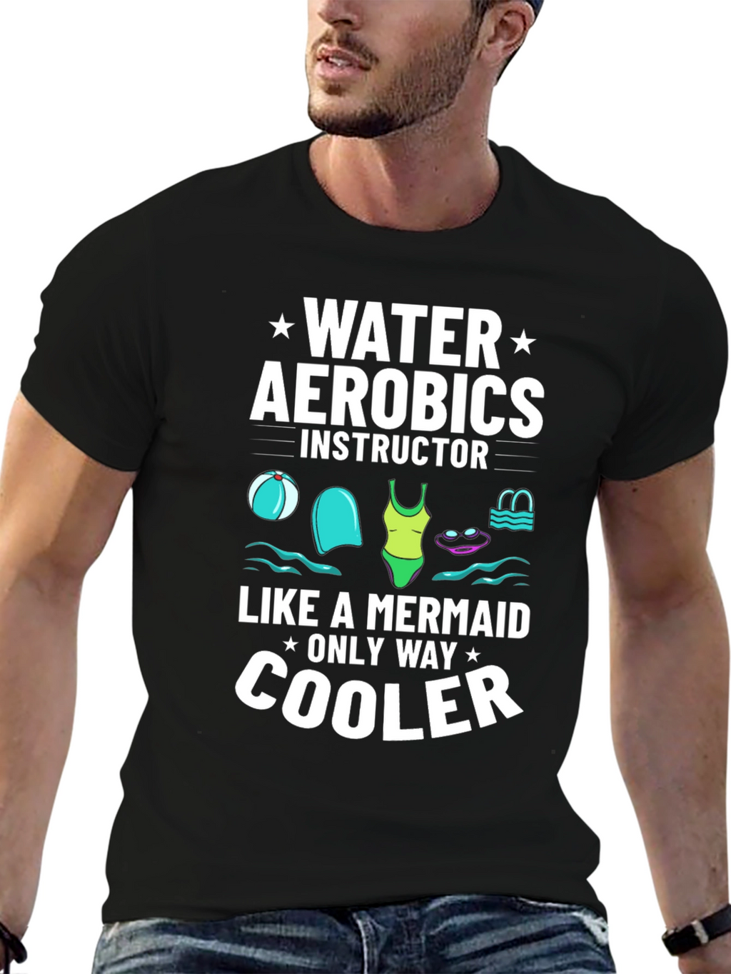 Water Aerobics Instructor Graphic Tee