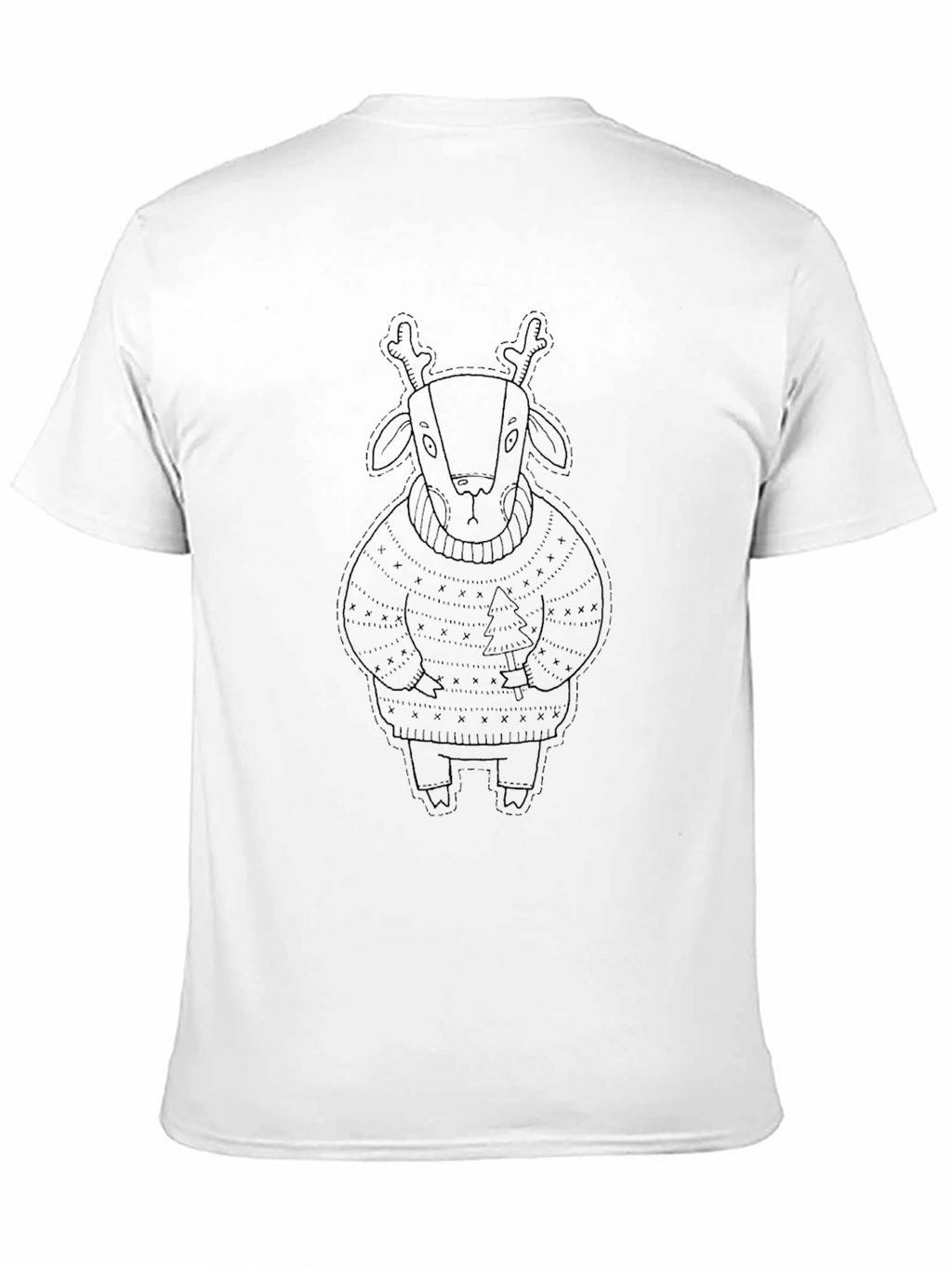 Holiday Reindeer Graphic T-Shirt