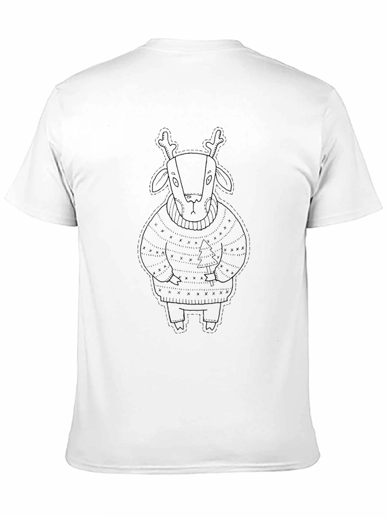 Holiday Reindeer Graphic T-Shirt